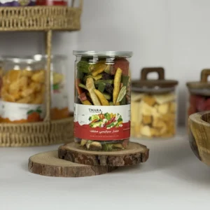 خضار سبايسي مجفف بالتبريد من تمارا سناك مقرمش وصحي بنكهة حارة