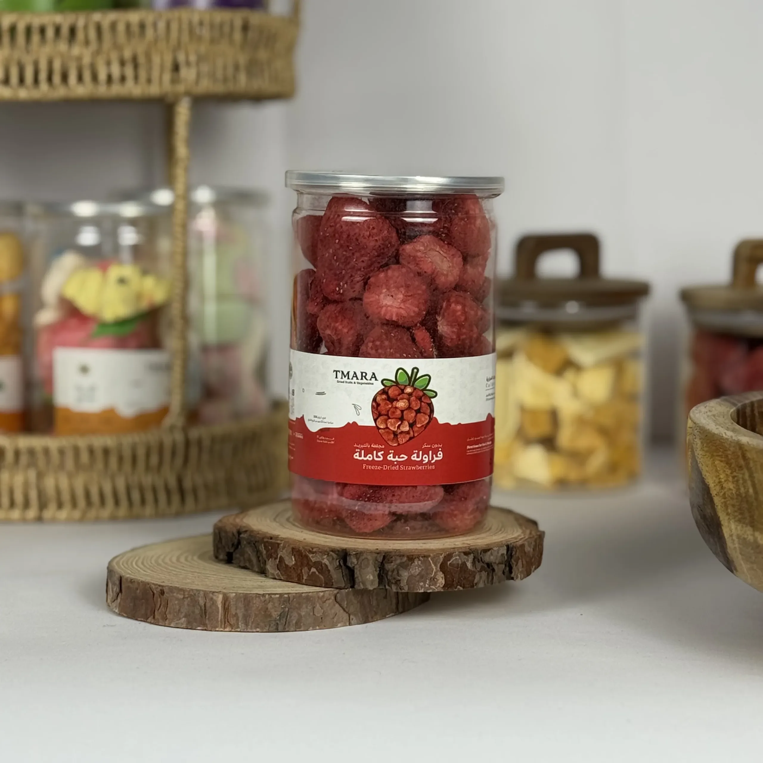 فراولة بدون سكر مجففة بالتبريد_result فراولة حبه كامله بدون سكر مجففة بالتبريد من تمارا سناك صحي ومقرمش