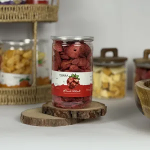 فراولة شرائح مجففة بالتبريد