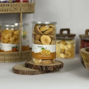 مشمش مجفف بالتبريد طبيعي ومقرمش من براند تمارا